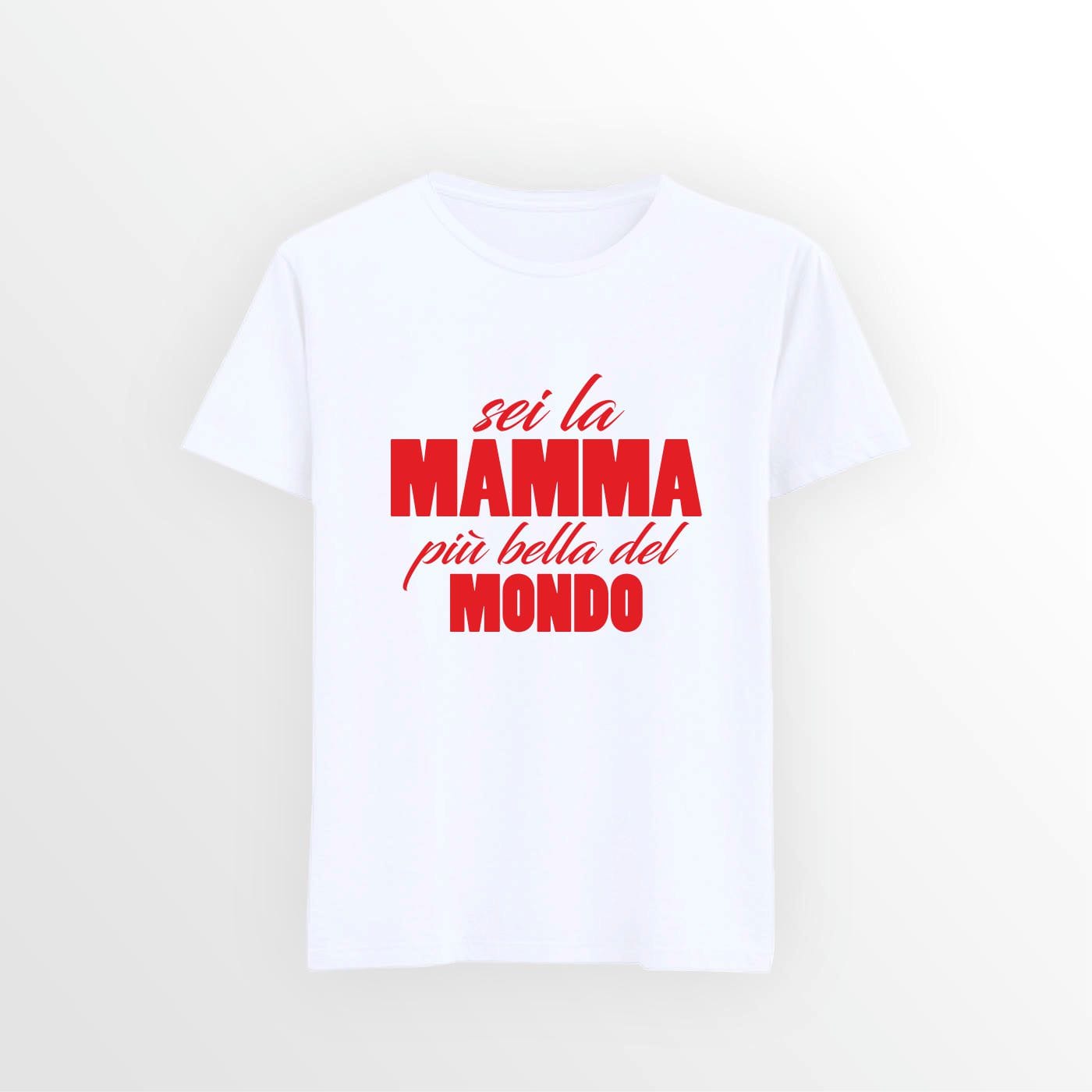 Tshirt Mamma Piu Bella Del Mondo Jollygraph